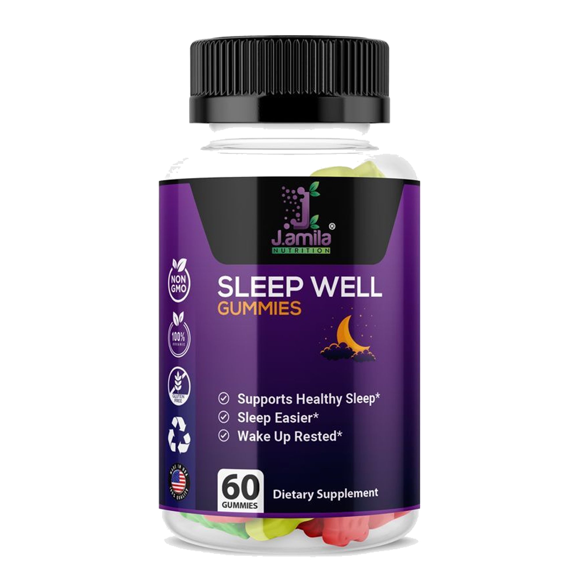 J. AMILA Sleep Well Gummies (60ct)