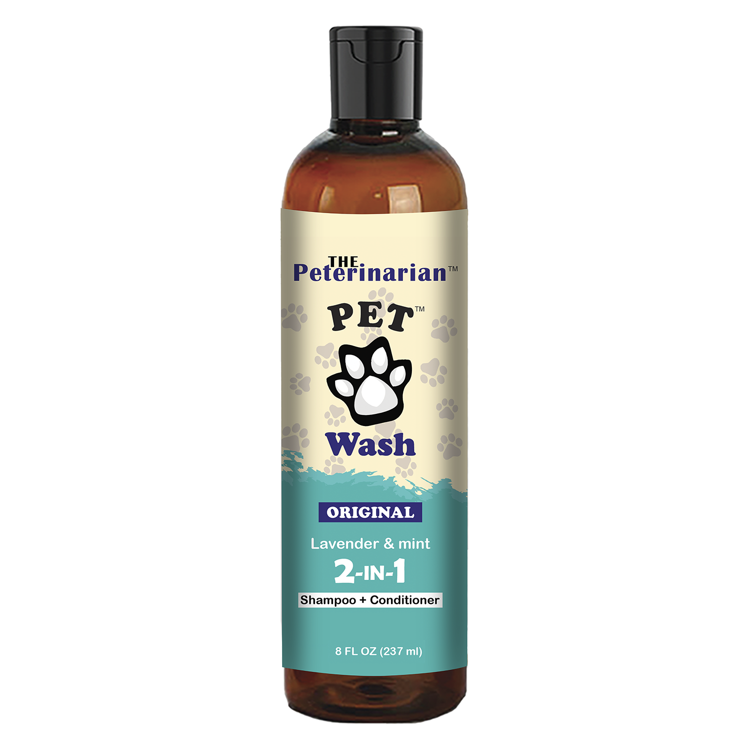 The Peterinarian Lavender & Mint 2-in-1 Shampoo + Conditioner original and most popular scent. 8oz