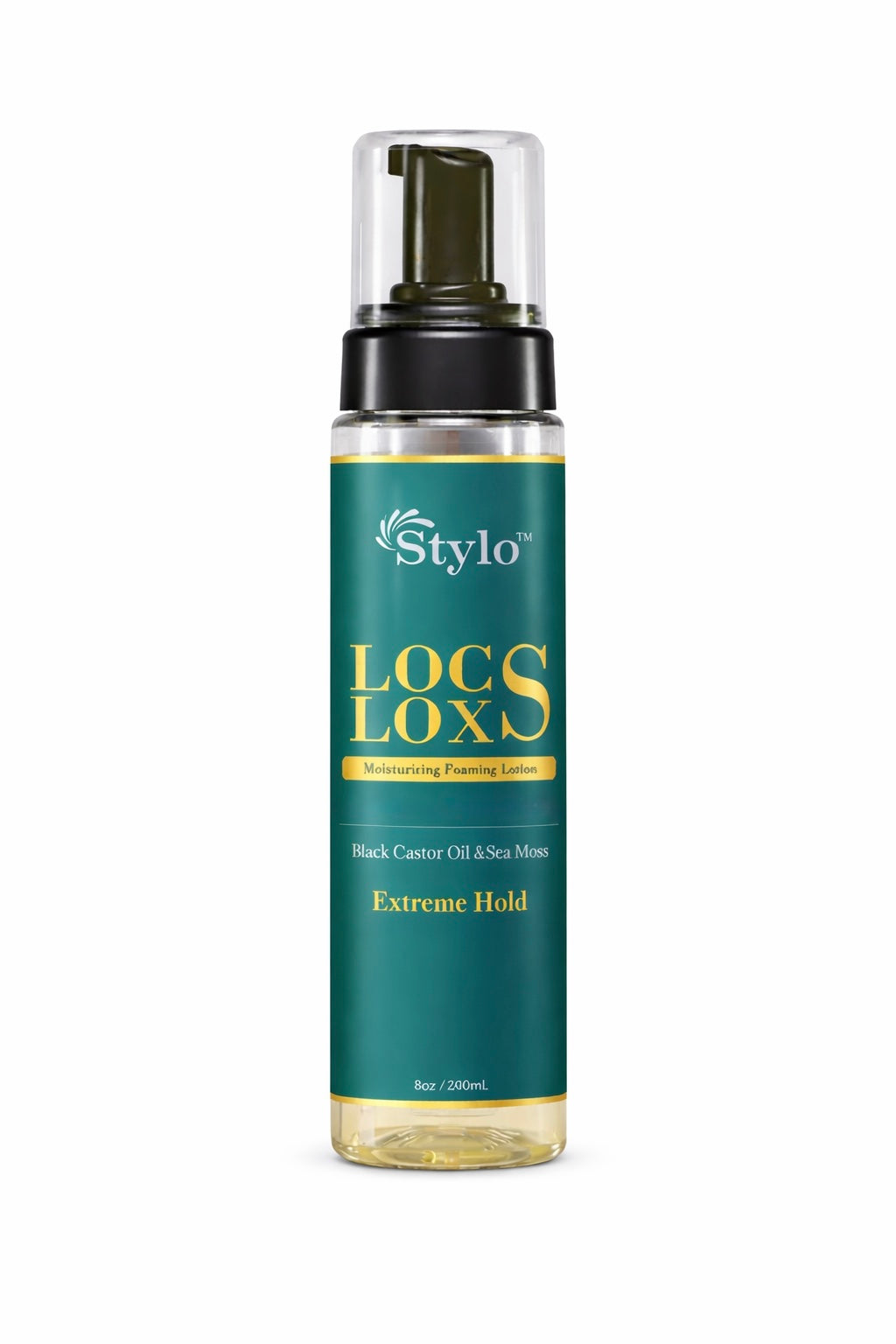 STYLO™ Locs Loxs Moisturizing Hair Styling Foaming Lotion - Black Castor Oil & Sea Moss 8oz