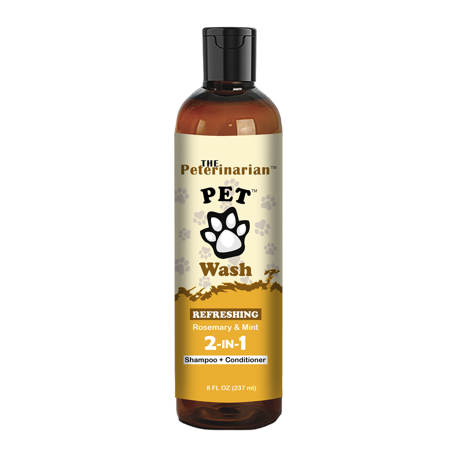 The Peterinarian™ Rosemary & Mint 2-in-1 Shampoo + Conditioner 8oz