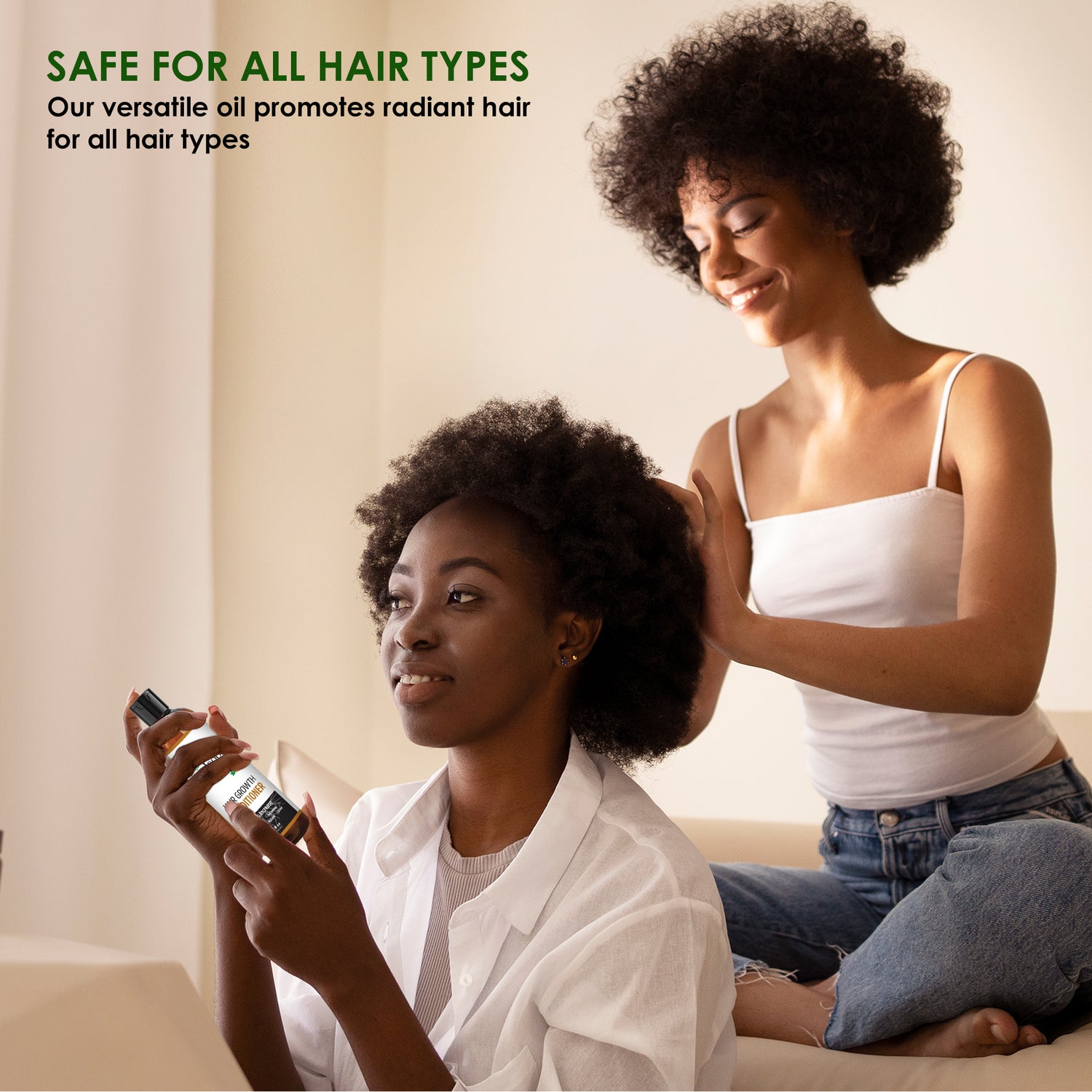 Wild Roots Hair Care Hair Growth Conditioner For Hair Growth, Shining & Thickening Strengh & Volume For All Hair Types (8 fl oz)  236ml