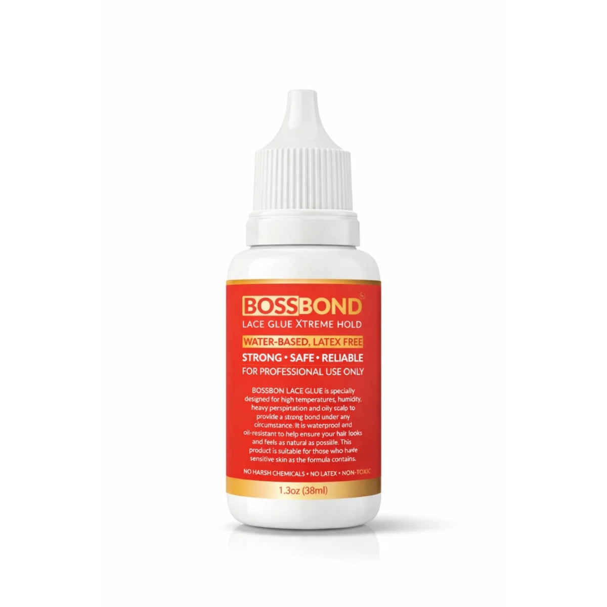 BossBond Lace Glue Xtreme Hold Water-Based, Latex-Free Wig & Lace Adhesive