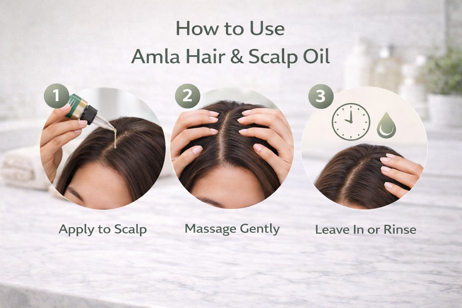 100% Unrefined Amla Hair & Scalp Oil – Natural Growth, Shine & Strength | Vegan, Cruelty-Free 4 fl oz (118 mL)