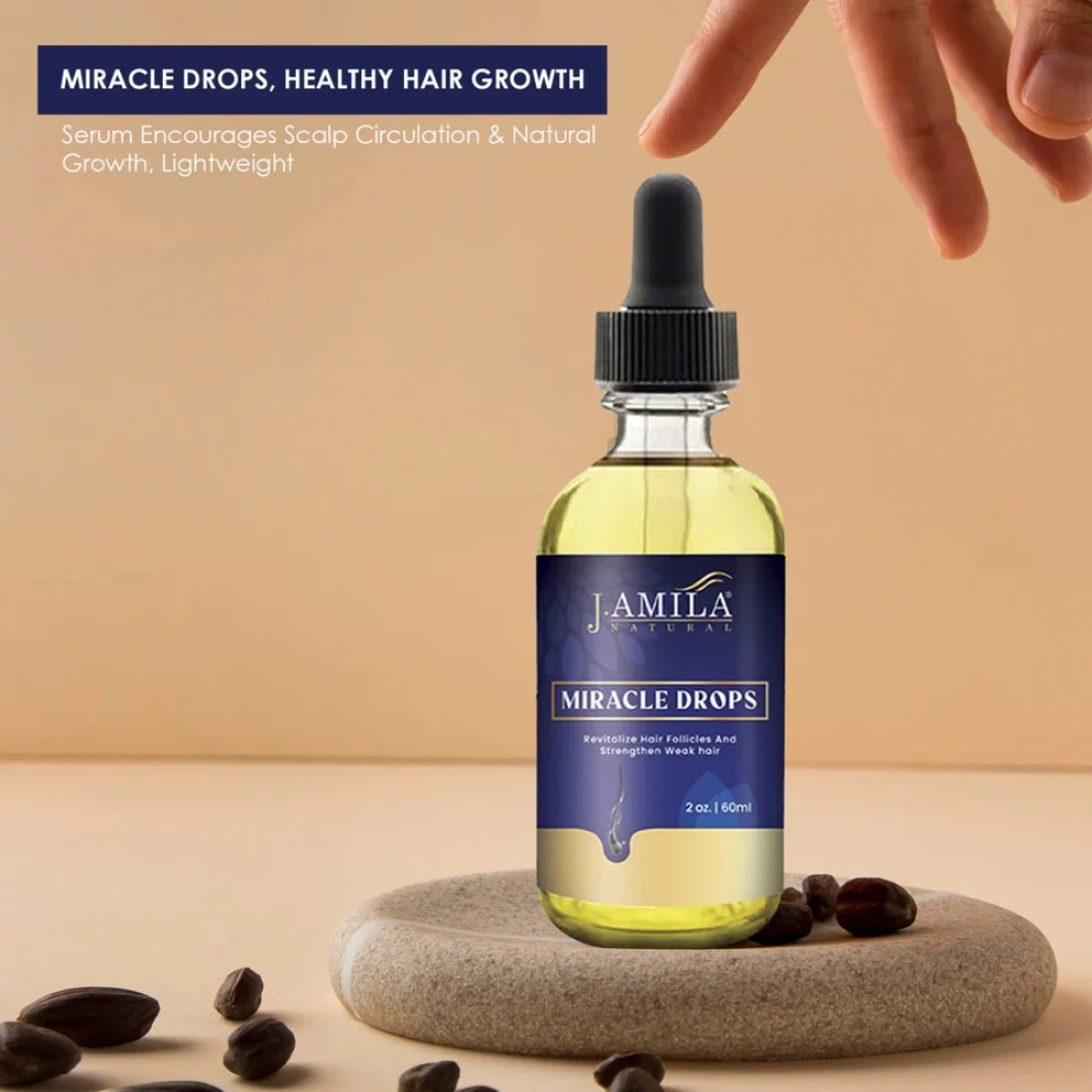 J. AMILA® Natural Miracle Drops (2oz)