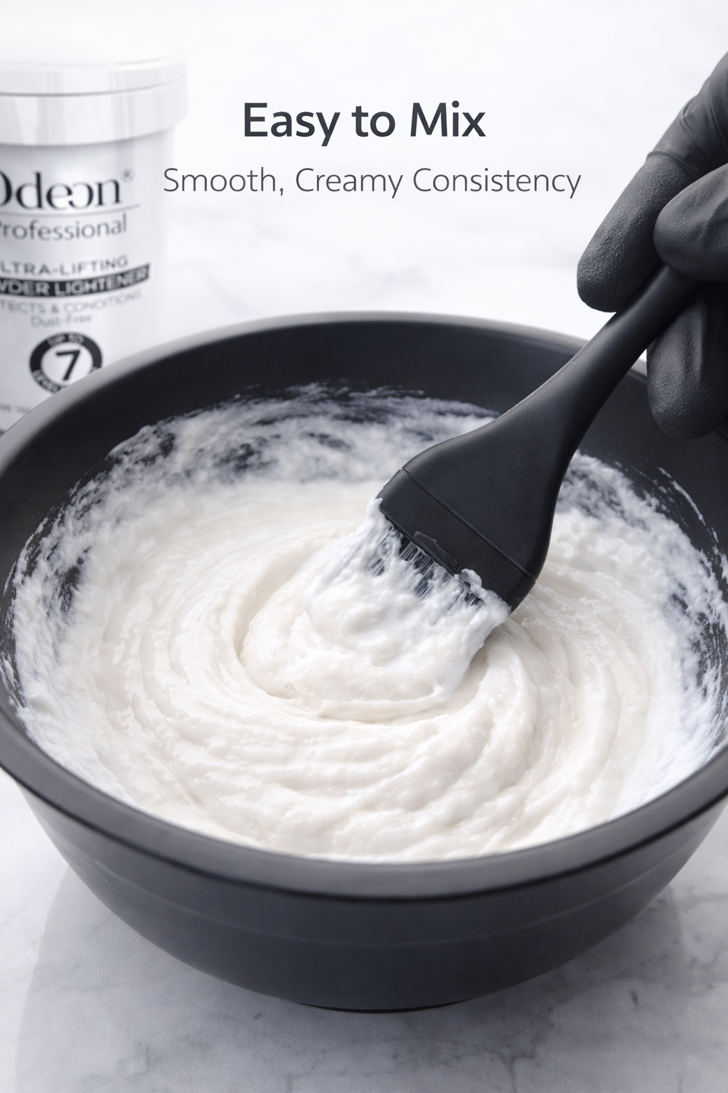 Odeon® Professional Ultra-Lifting Powder Lightener – Dust-Free Bleach, Up to 7 Levels of Lift (4 Oz)