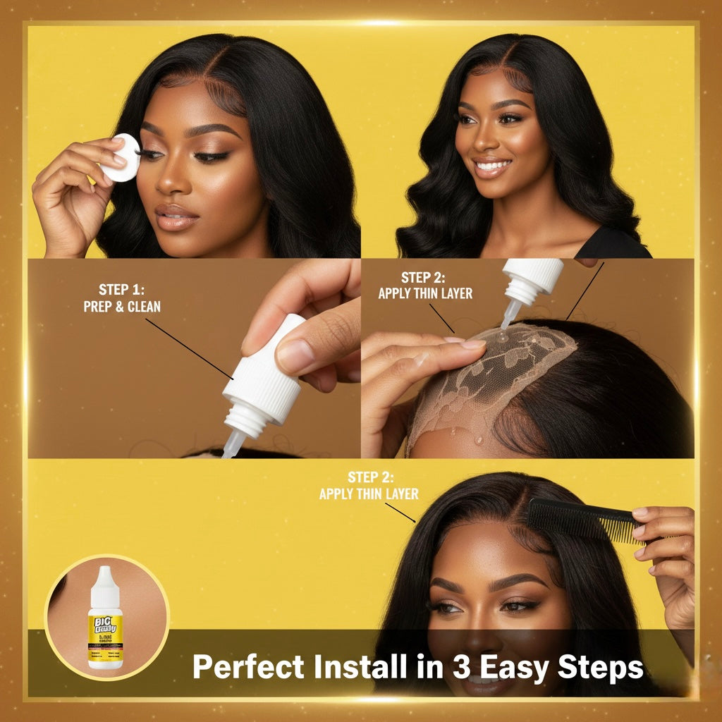 Big Daddy™ Lace Glue Extreme Hold Invisible Lace Adhesive (Waterproof & Sweat-Resistant)