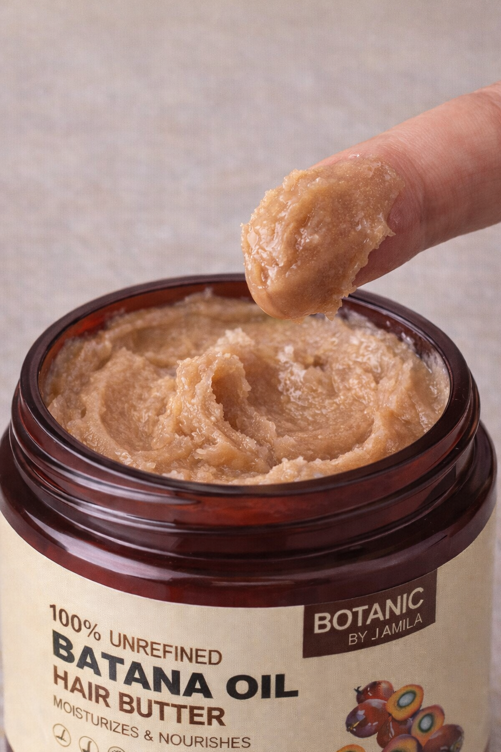 Botanic by J.Amila Batana Hair Butter – 100% Unrefined | Deep Moisture & Strength (2oz & 4oz)