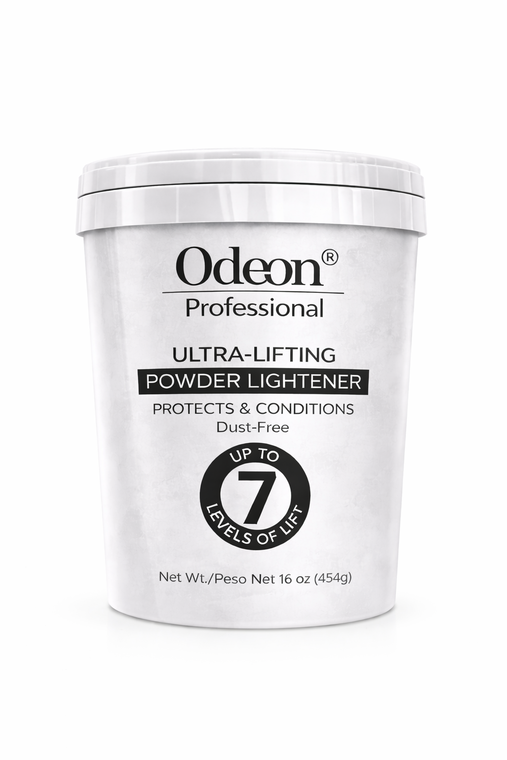 Odeon® Professional Ultra-Lifting Powder Lightener – Dust-Free Bleach, Up to 7 Levels of Lift (16 Oz)