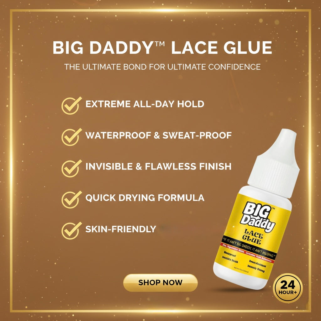 Big Daddy™ Lace Glue Extreme Hold Invisible Lace Adhesive (Waterproof & Sweat-Resistant)
