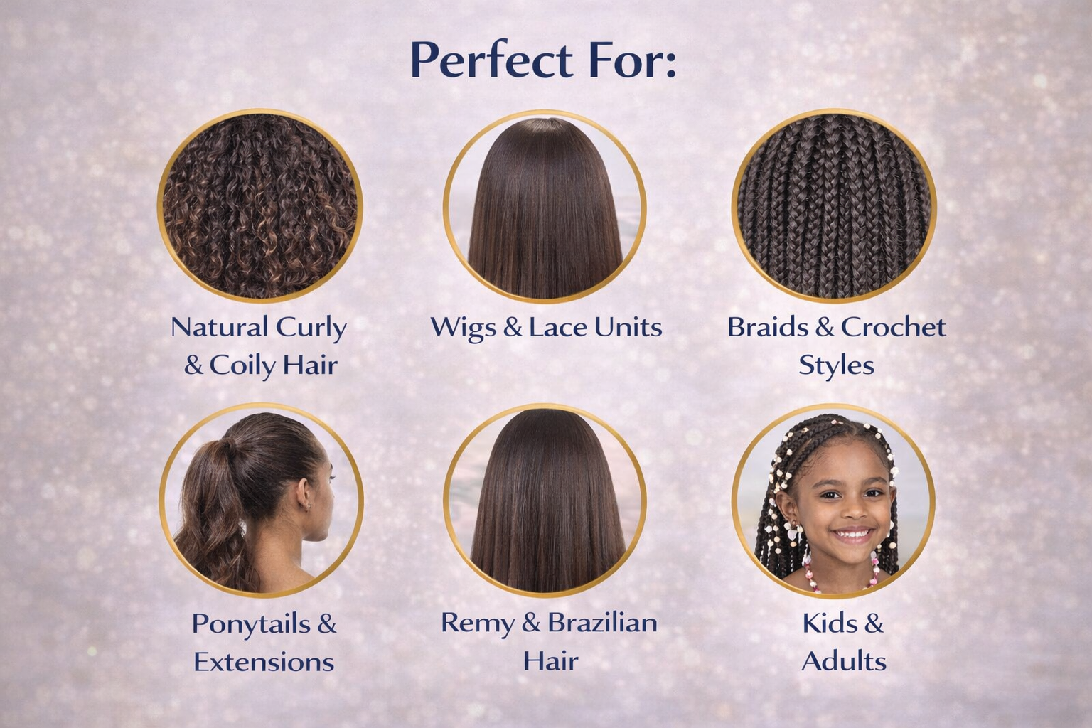 J. AMILA Natural Leave-In Conditioner & Detangler with Vitamin E & Coconut Oil – Heat & UV Protection for Natural, Wigs, Braids & Synthetic Hair (8 oz)