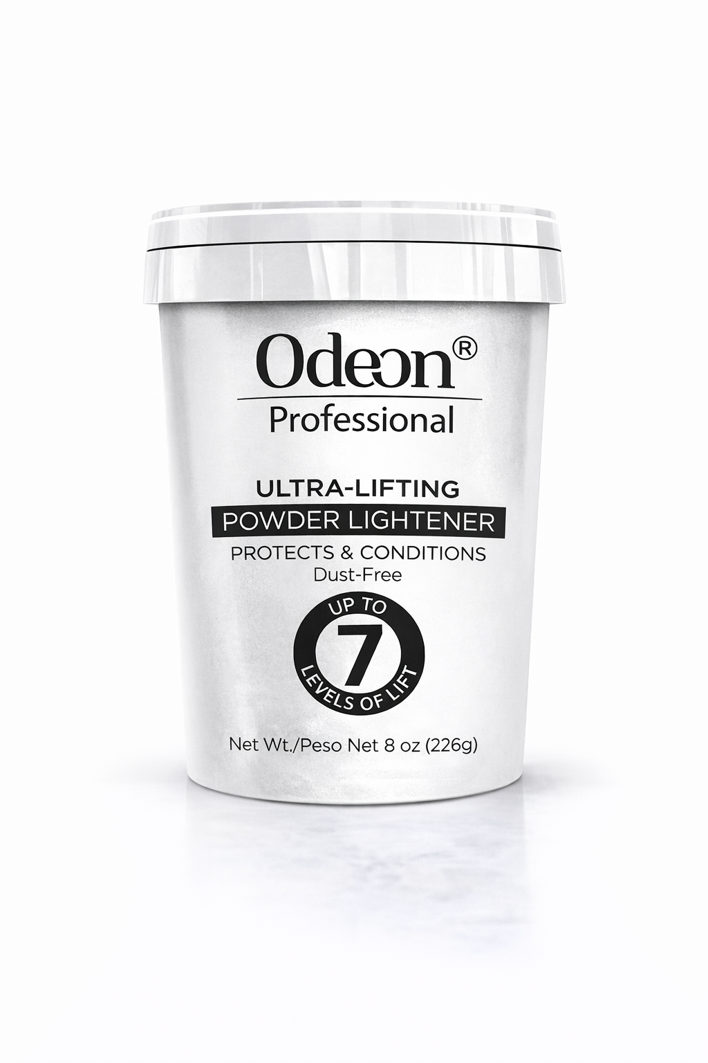 Odeon® Professional Ultra-Lifting Powder Lightener – Dust-Free Bleach, Up to 7 Levels of Lift (8 Oz)