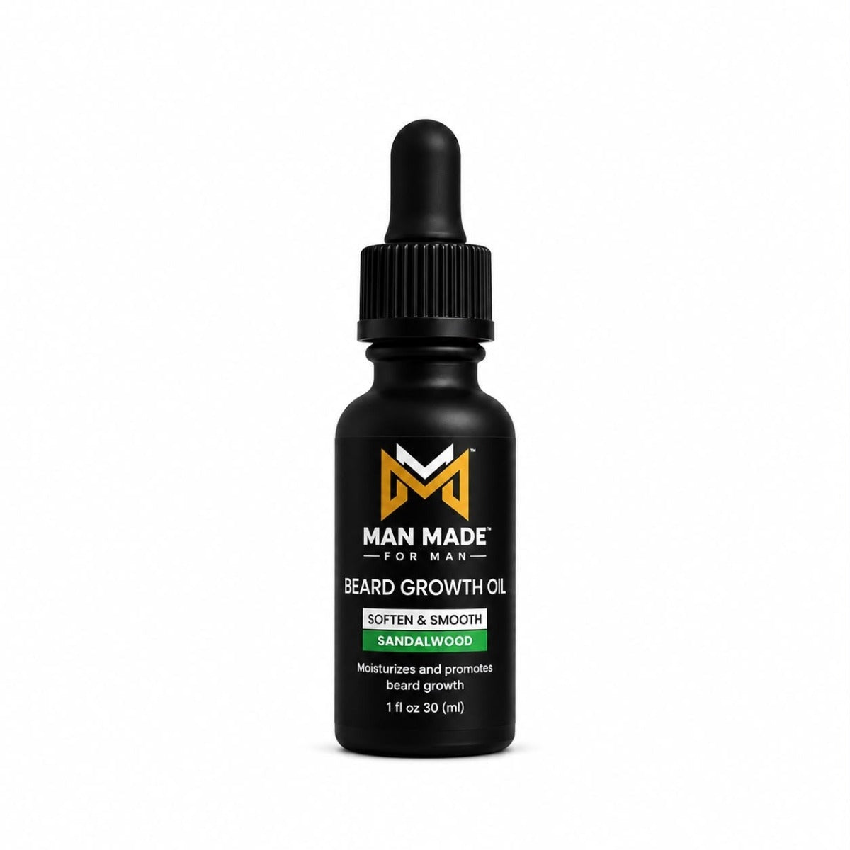 Man Made Sandalwood Beard Growth Oil | Fuller, Softer & Healthier Beard