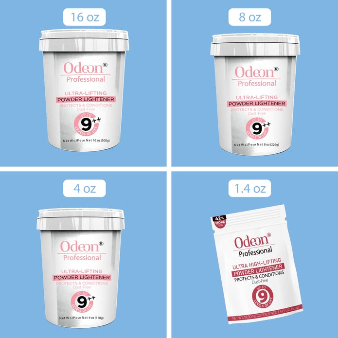 Odeon Professional Ultra-Lifting Powder Hair Lightener Up To 9++ level 8oz