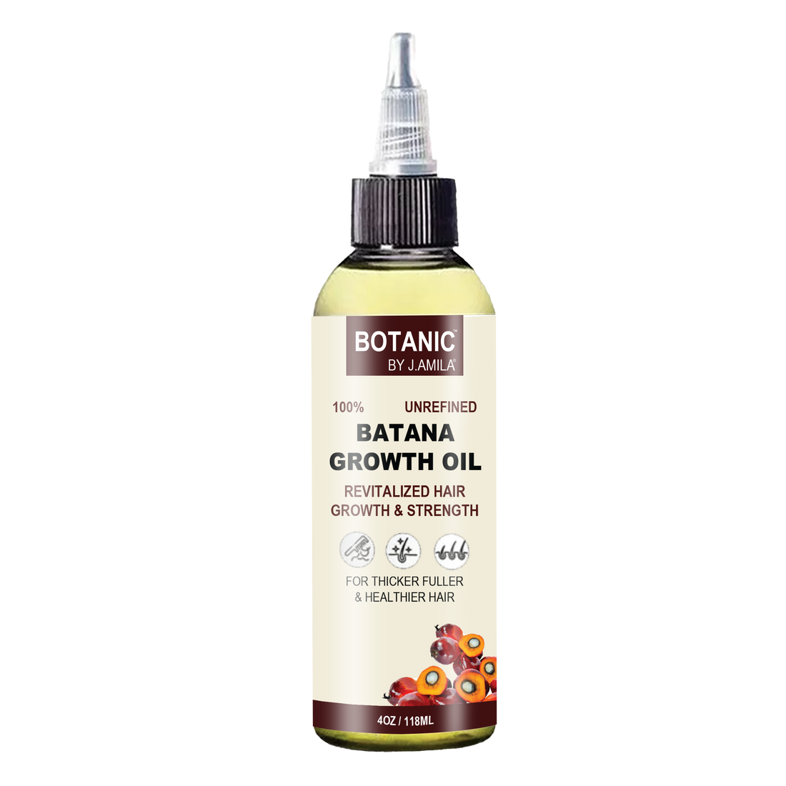 Batanic by J.Amila 100% Unrefined Batana Hair Growth Oil 4 oz