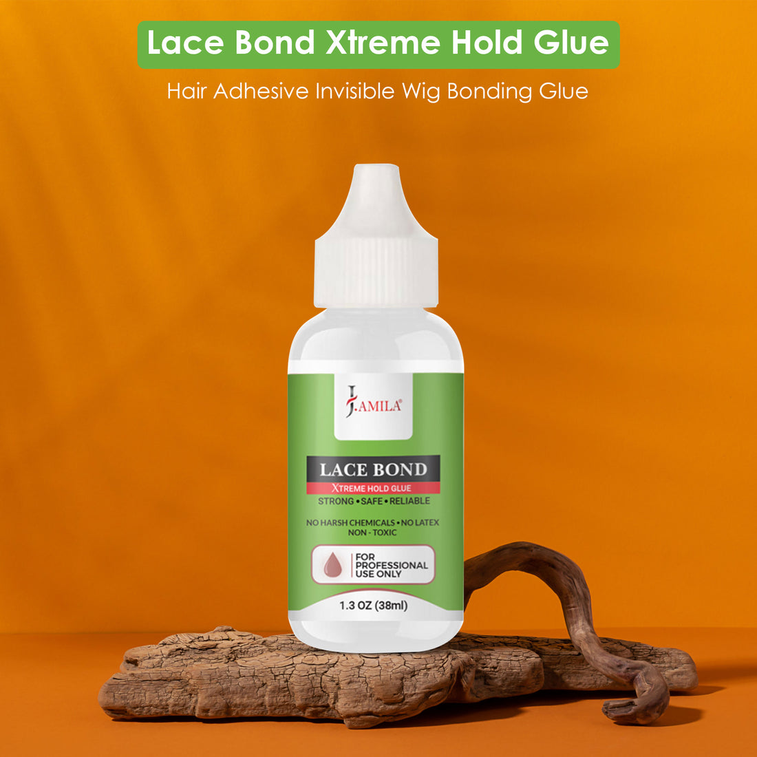 Endura Bond Lace Wig Adhesive – Hard Bond Formula, 1 Oz Bottle, Long-Lasting Hold For Wigs & Hairpieces