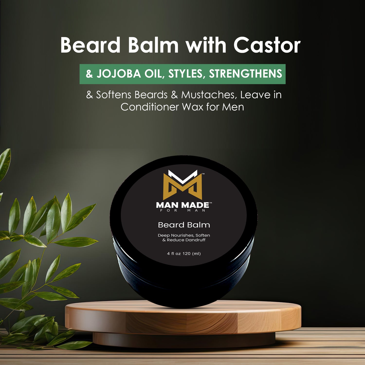 Man Made for Man Beard Balm Deep Nourishes (4 fl oz)