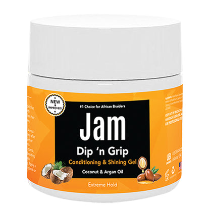 Jam Dip N Grip Coconut &amp; Argan Oil Shining Gel (6oz)