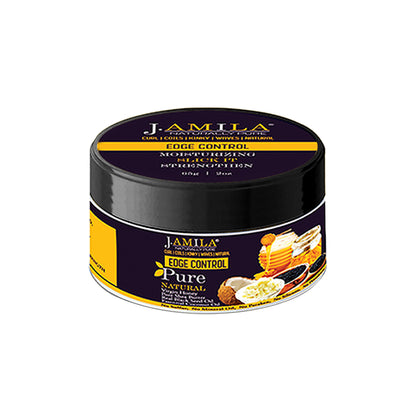 J. Amila Naturally pure Hair Care Edge Control Slick It Strengthen, Flake Free, Edge Control Hair Wax For All Hair Types 4 oz