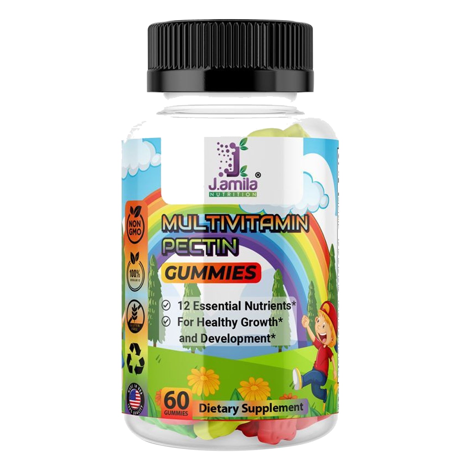 J. AMILA Apple Cider Vinegar Gummies (60ct)