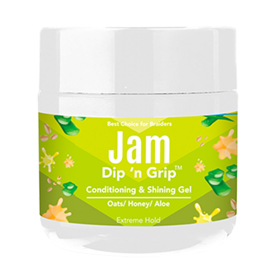 Jam Dip N Grip Oats/Honey/Aloe Shining Gel (4oz)