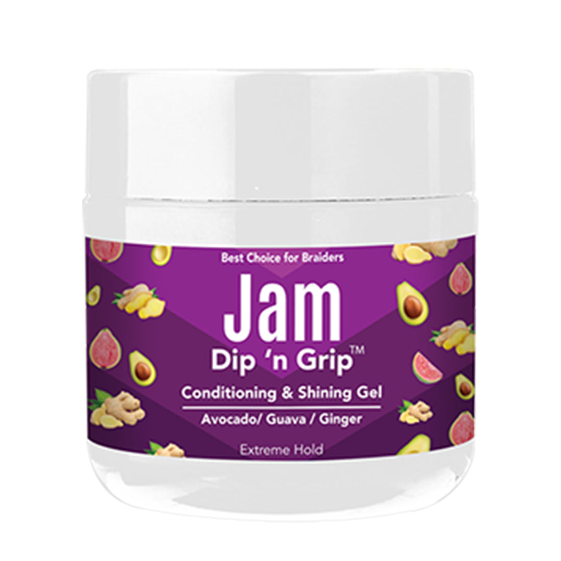 Jam Dip N Grip  Avocado/Guava/Ginger Shining Gel (4oz)
