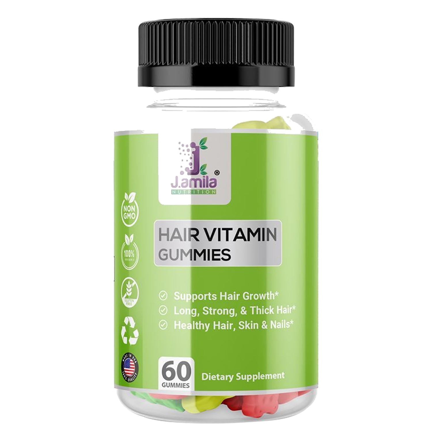 J. AMILA Hair Vitamin Gummies (60ct)