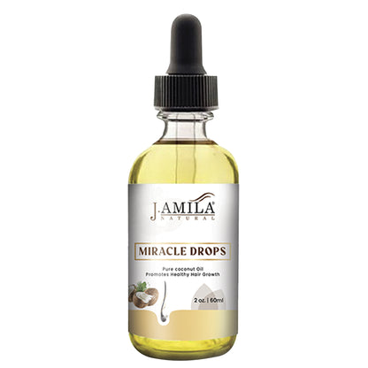 J. AMILA Natural Miracle Drops Pure Coconut Oil (2oz)