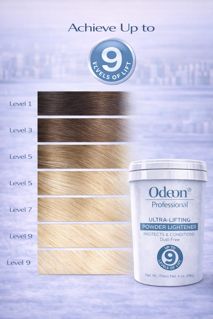 Odeon Professional Ultra-Lifting Powder Lightener up to 9 Level 4oz (118g)