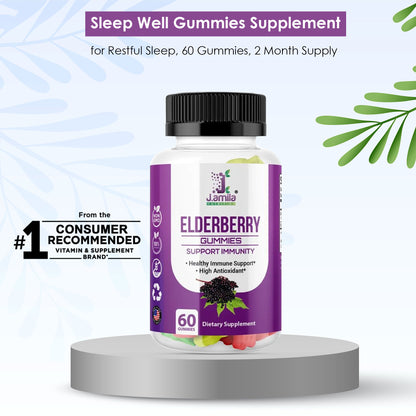 J. AMILA Elderberry Gummies (60ct)