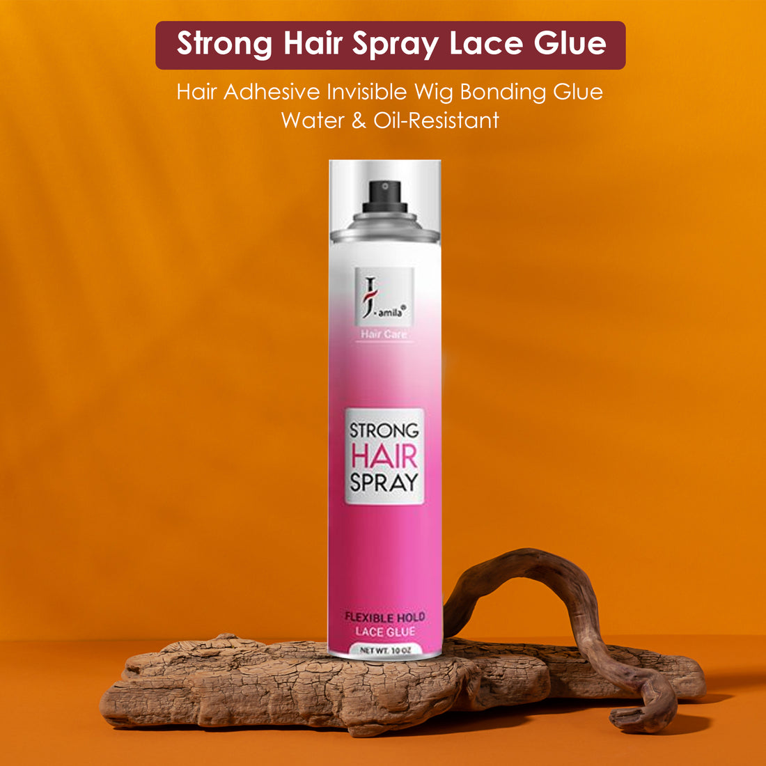 J. AMILA® Strong Hair Lace Spray (10oz)