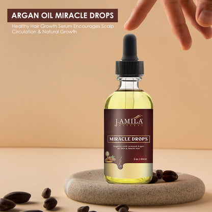 J. AMILA Miracle Drops Organic Cold-Pressed Argan Oil (2oz)