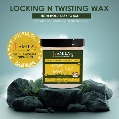J. AMILA Award-Winning Locking N Twisting Wax (16oz)