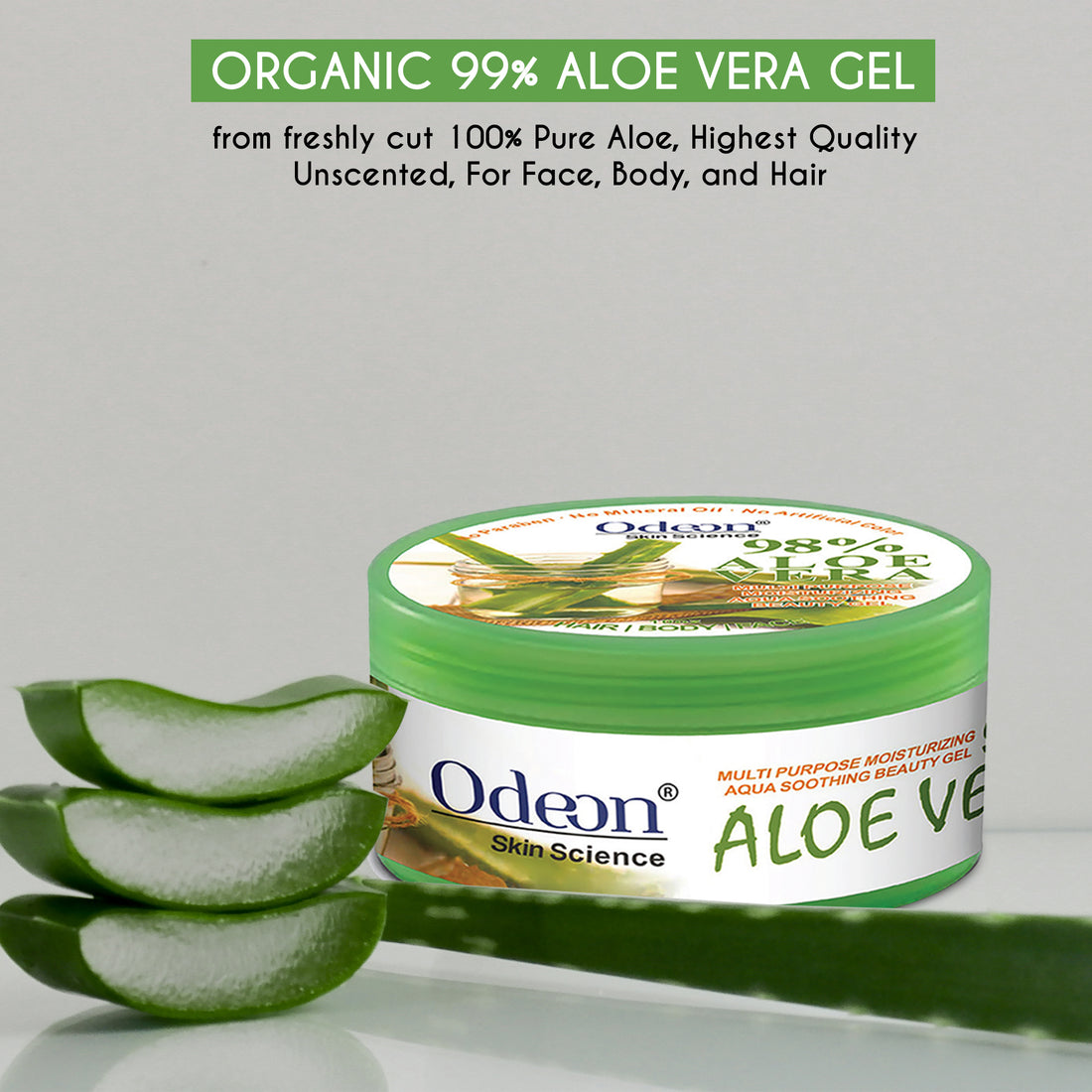 Odeon Skin Science Aloe Vera Reduces Dandruff  Gel