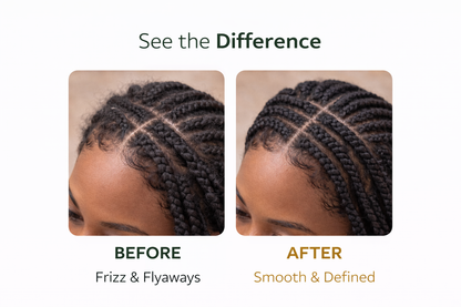 J. AMILA® Braid ’N Locs Styling Foam – Xtra Hold, Long-Lasting Shine (8oz)