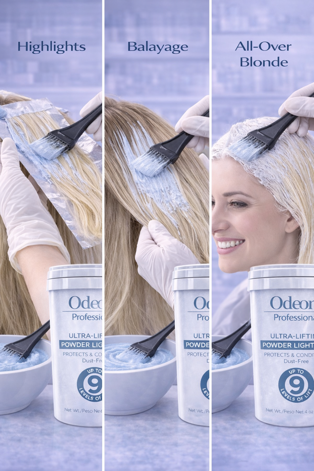 Odeon Professional Ultra-Lifting Powder Lightener up to 9 Level 4oz (118g)