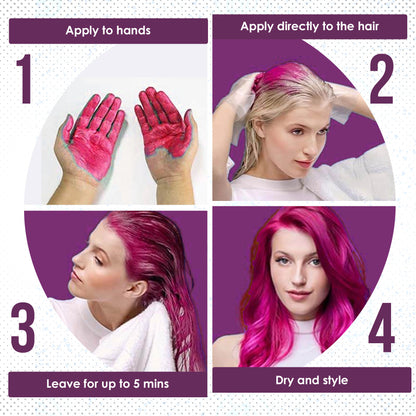 Odeon Orange Hair Color Wax, Temporary Hair Dye for Women &amp; Men (4.23oz)