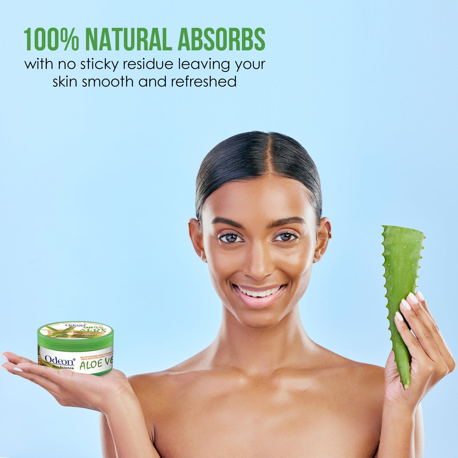 Odeon Skin Science Aloe Vera Reduces Dandruff  Gel
