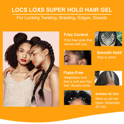 Stylo Locs Loxs Super Hold Hair Styling Gel  Mango N&