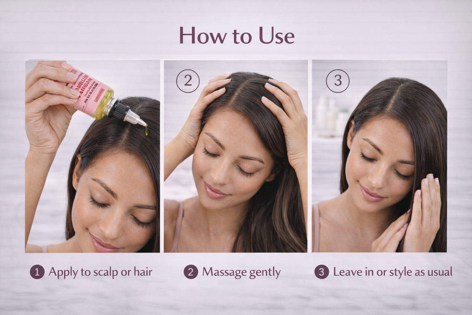 100% Unrefined Camellia + Argan Hair &amp; Scalp Oil – Shine, Smoothness &amp; Protection | Vegan, Cruelty-Free 4 fl oz (118 mL)