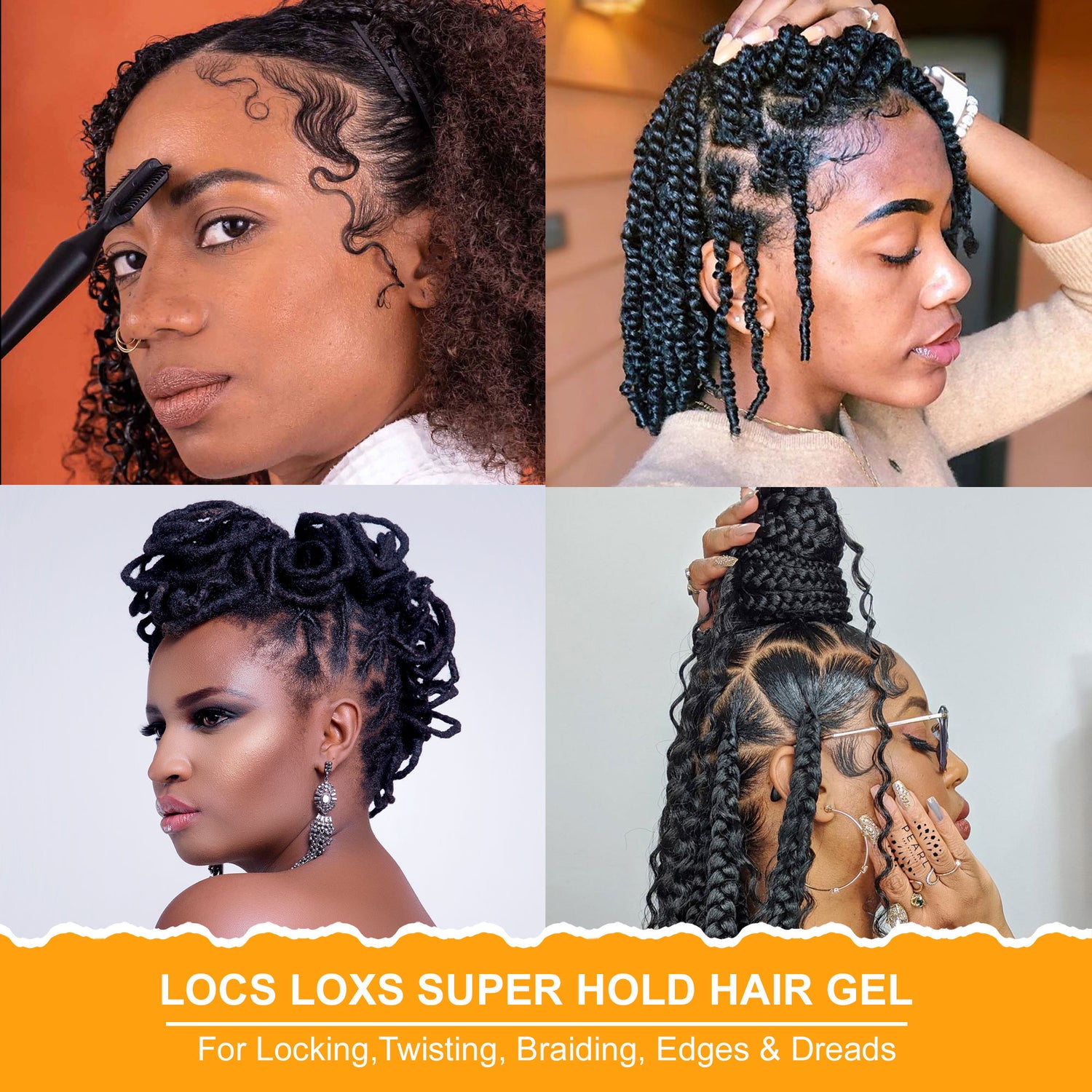 Stylo Locs Loxs Super Hold Hair Styling Gel  Mango N&