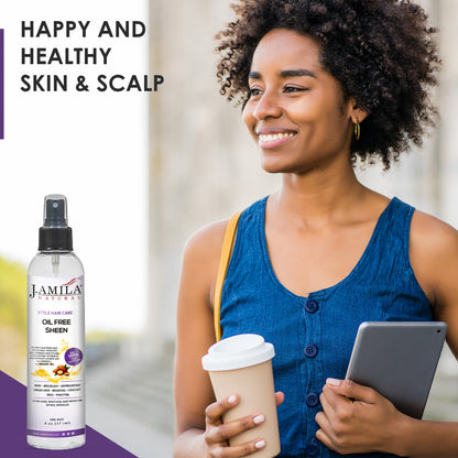 J. AMILA Natural Argan Oil 6-in-1 Hair Care Pack (Setting Lotion, Cool Scalp, Leave-in Conditioner, Antiseptic, Oil-free Sheen, Silk Smoothing Serum)