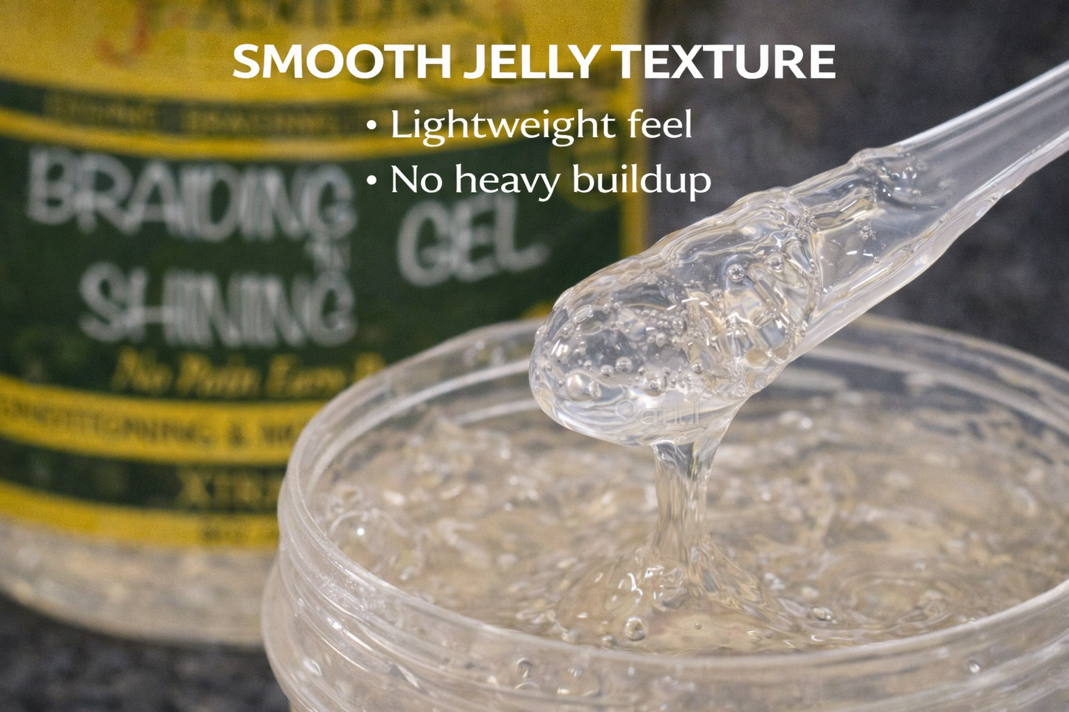 Jamila Natural Award-Winning Braiding ’N Shining Gel – Xtra Hold (8oz / 240ml)