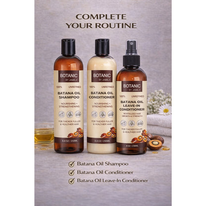 Botanic 100% Unrefined Batana Oil Leave-In Conditioner – Lightweight Moisture &amp; Strength Spray 8 oz