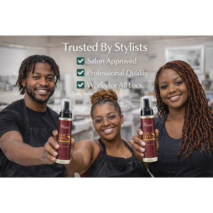STYLO™ Locs Loxs Super Hold Hair Gel &amp; Styling Foaming Lotion Extreme Hold Bundle • Pack of 2