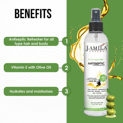 J. AMILA Natural Antiseptic Olive Oil (8oz)