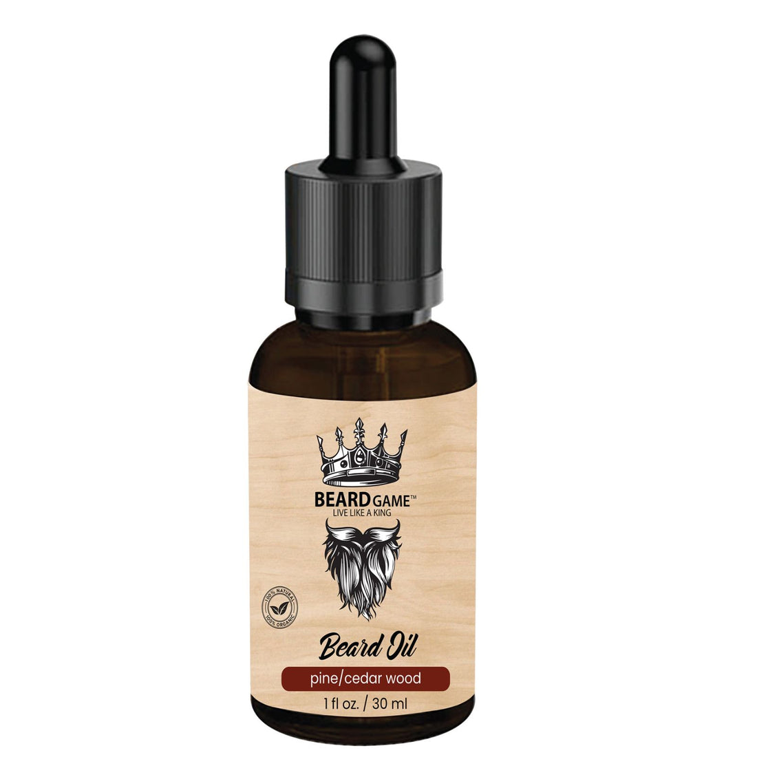 Beard Game Beard Oil Pine &amp; Cedarwood Blend (1 fl oz)