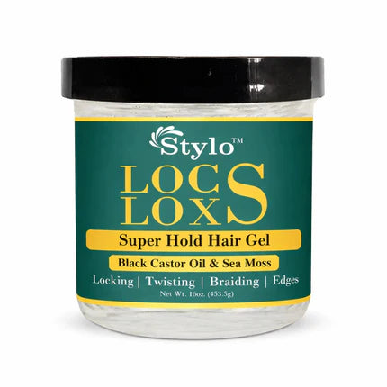 Stylo™ Locs Loxs Super Hold Hair Gel Locking, Twisting, Braiding &amp; Edges Hold Hair Gel - Mango N&