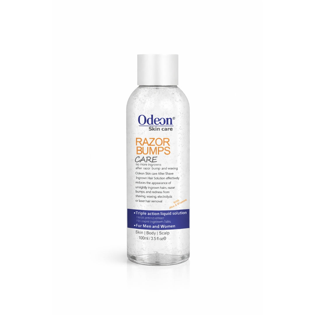 Odeon® Razor Bumps Treatment Liquid – Ingrown Hair &amp; Irritation Relief (3.5 oz)