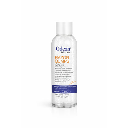 Odeon® Professional Razor Bumps Treatment Liquid – Ingrown Hair &amp; Irritation Relief (3.5 oz)