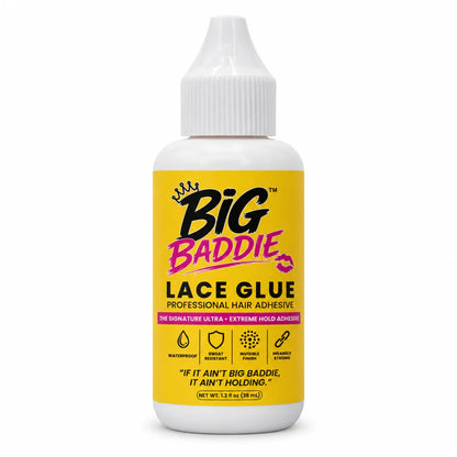 BIG BADDIE Lace Glue – Extreme Hold Waterproof Wig Adhesive (1.3oz / 38mL)